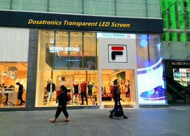 China Het waterdichte RGB het Glasvenster van P5/van P6/van P7 leidde Vertoning voor Commerciële Reclame leverancier