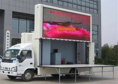 China Openlucht Mobiele het Vrachtwagen Opgezette LEIDENE Scherm P10mm voor Commerciële Reclame leverancier
